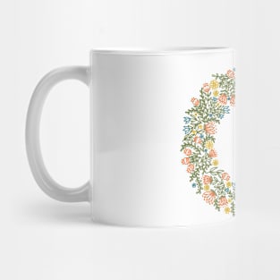 Flowers and leaves Mug